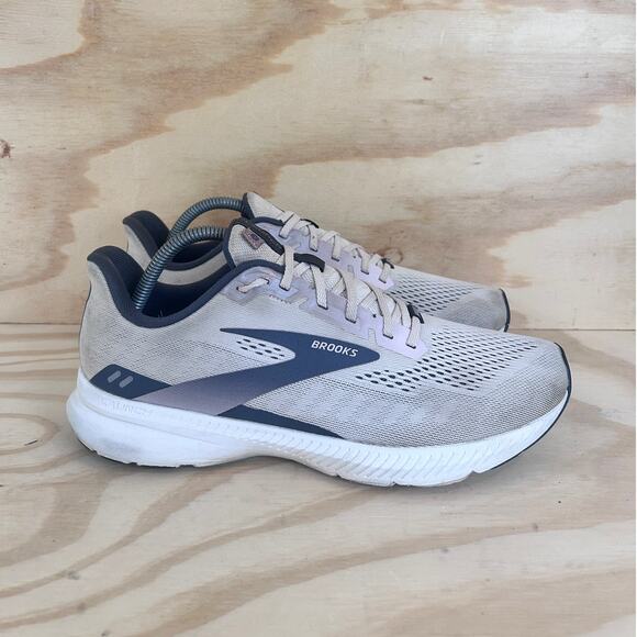 Brooks - Launch 8 - Running Shoes - Gray/Pink - Women's - 11(B) - 1203451B653 - Picture 1 of 9